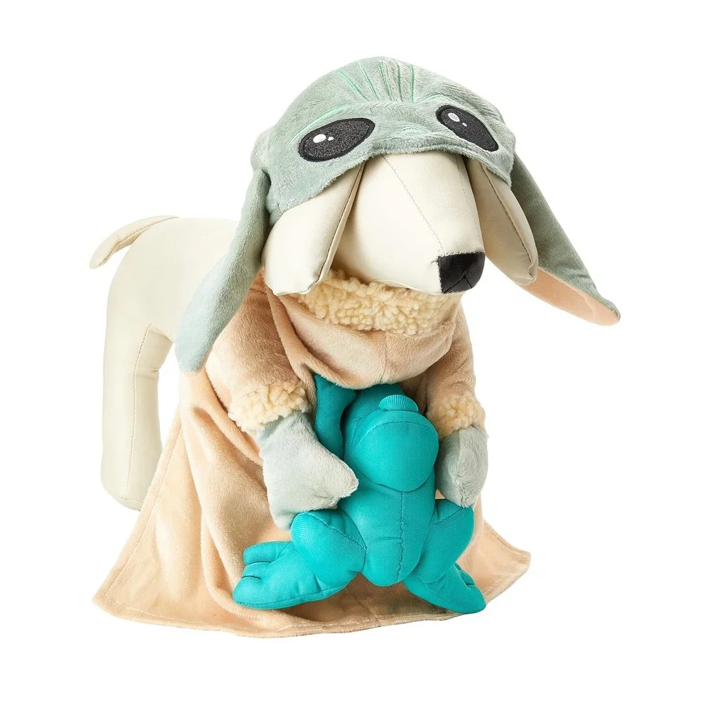New Disney Star Wars Mandalorian The Child Grogu & Frog Dog Pet Costume Size L